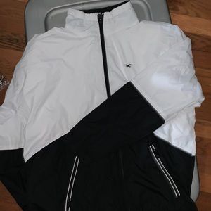 hollister oversized windbreaker